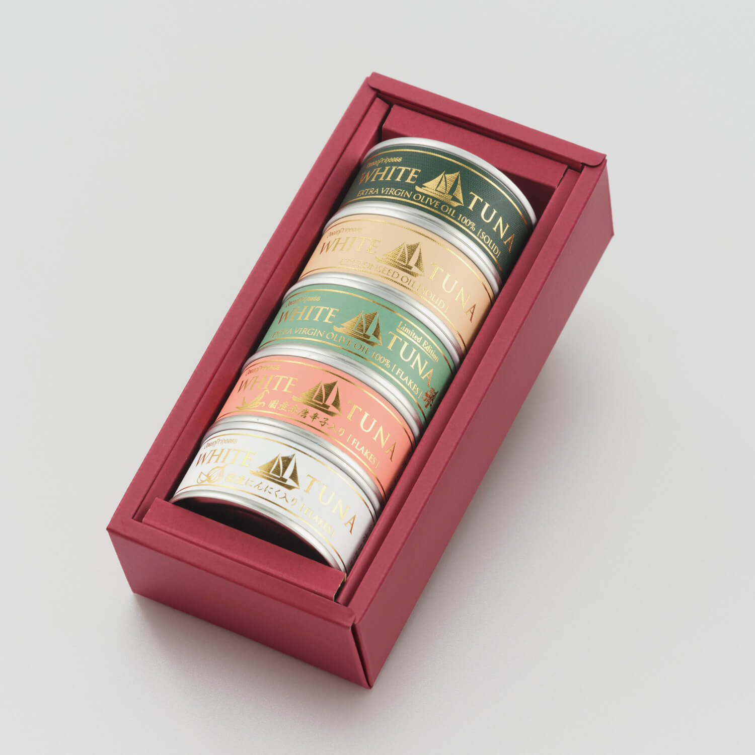 WHITETUNA　ツナバラエティー5缶セット