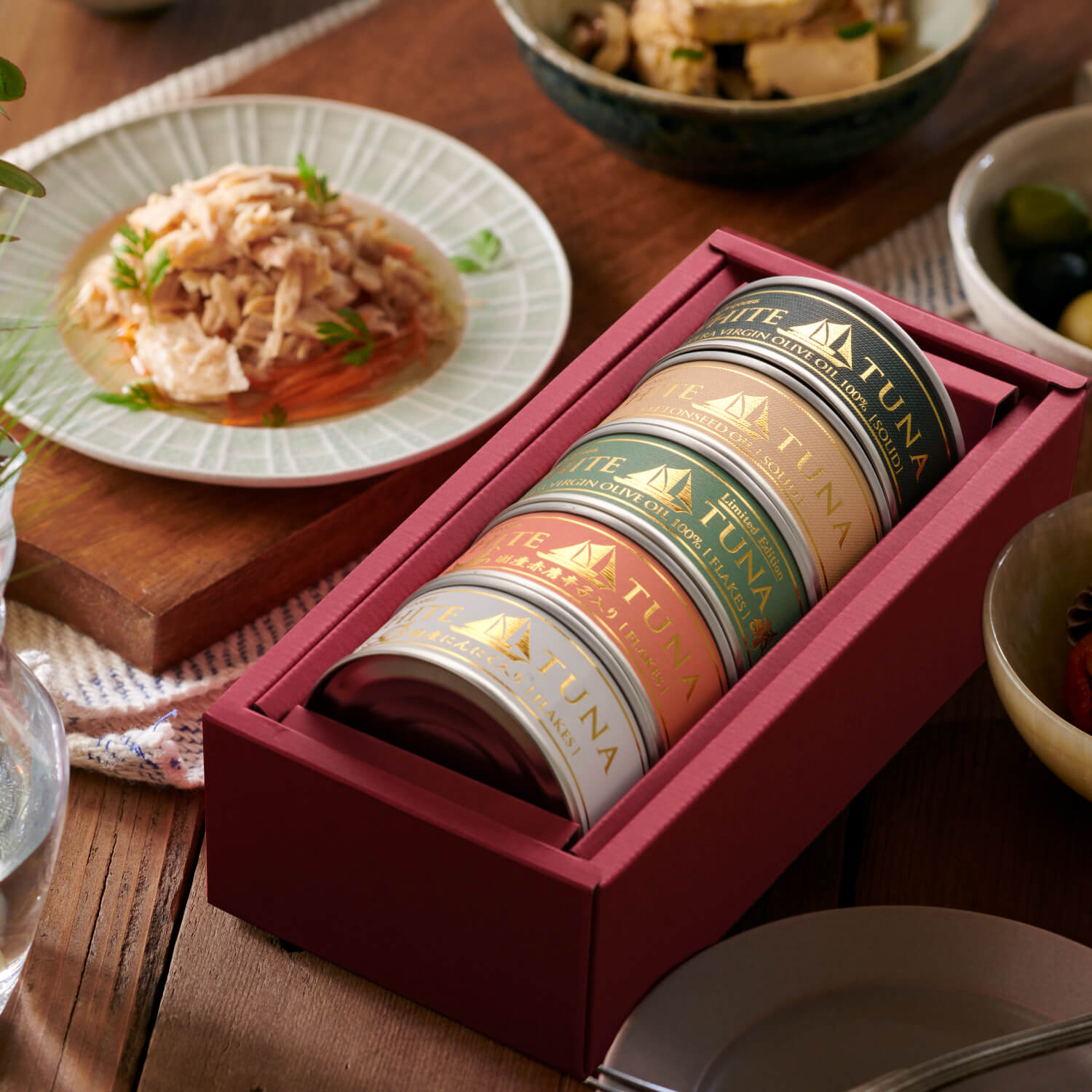 WHITETUNA　ツナバラエティー5缶セット