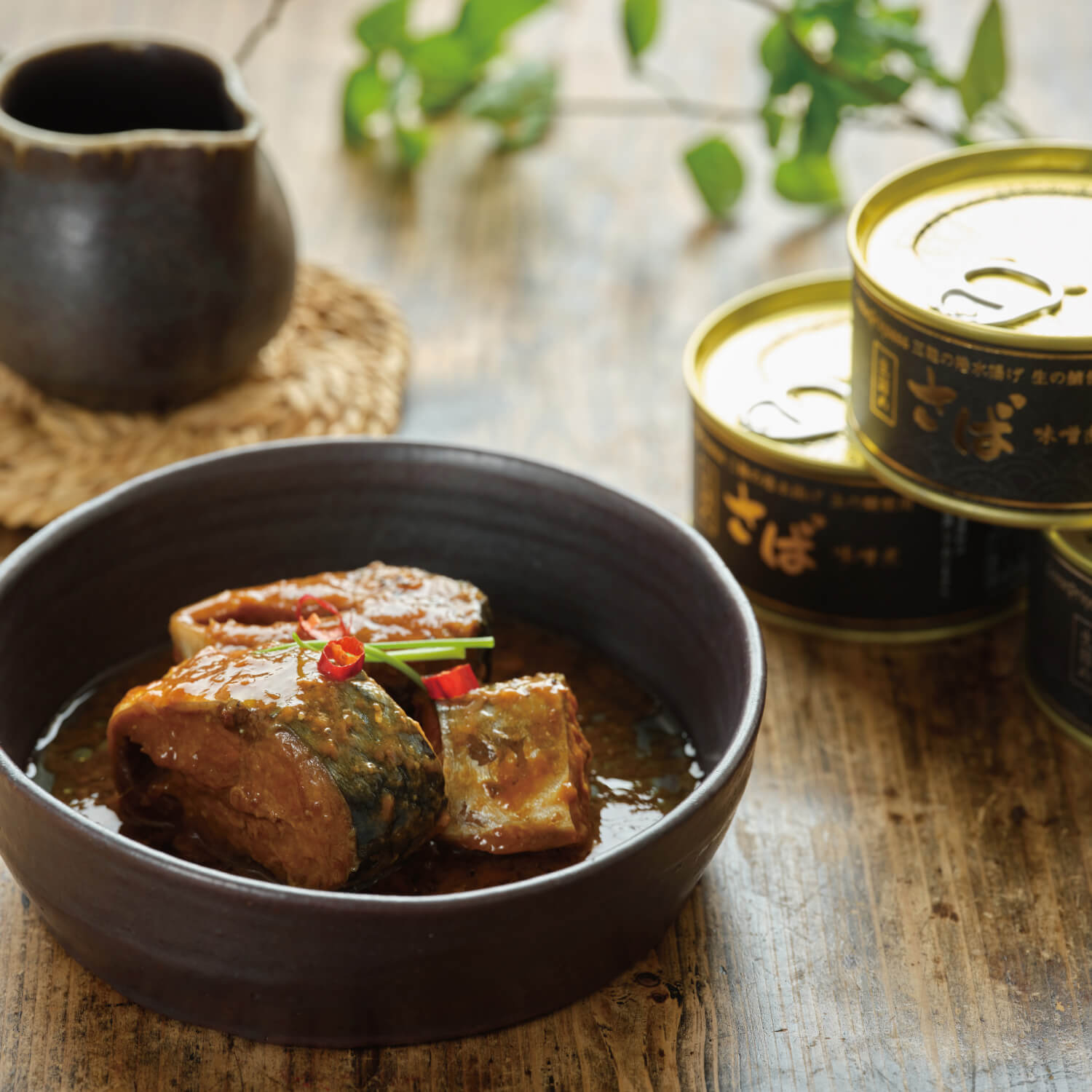 【数量限定】オーシャンプリンセス　『生』さばを使用した　贅沢さば缶（味噌煮）
